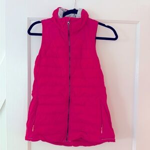 Lululemon Pink Puffer Vest